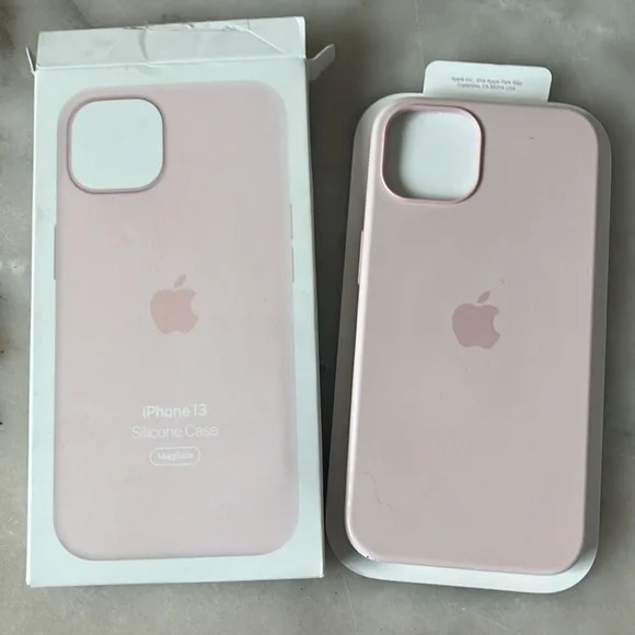 Apple iPhone 13 Silicone Case Set of 3 Purple,  Pink and Glitter Pink Sky Case - Picture 4 of 15